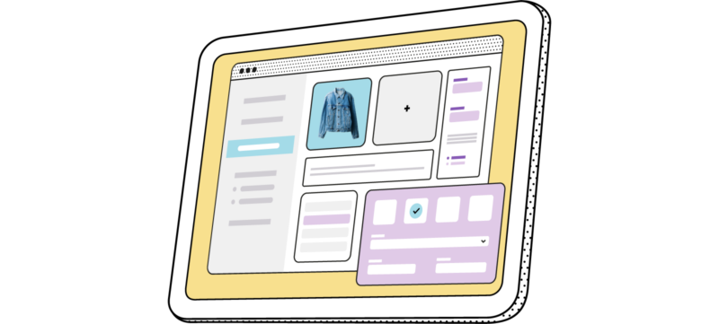 Create the product listings and pages of your online store